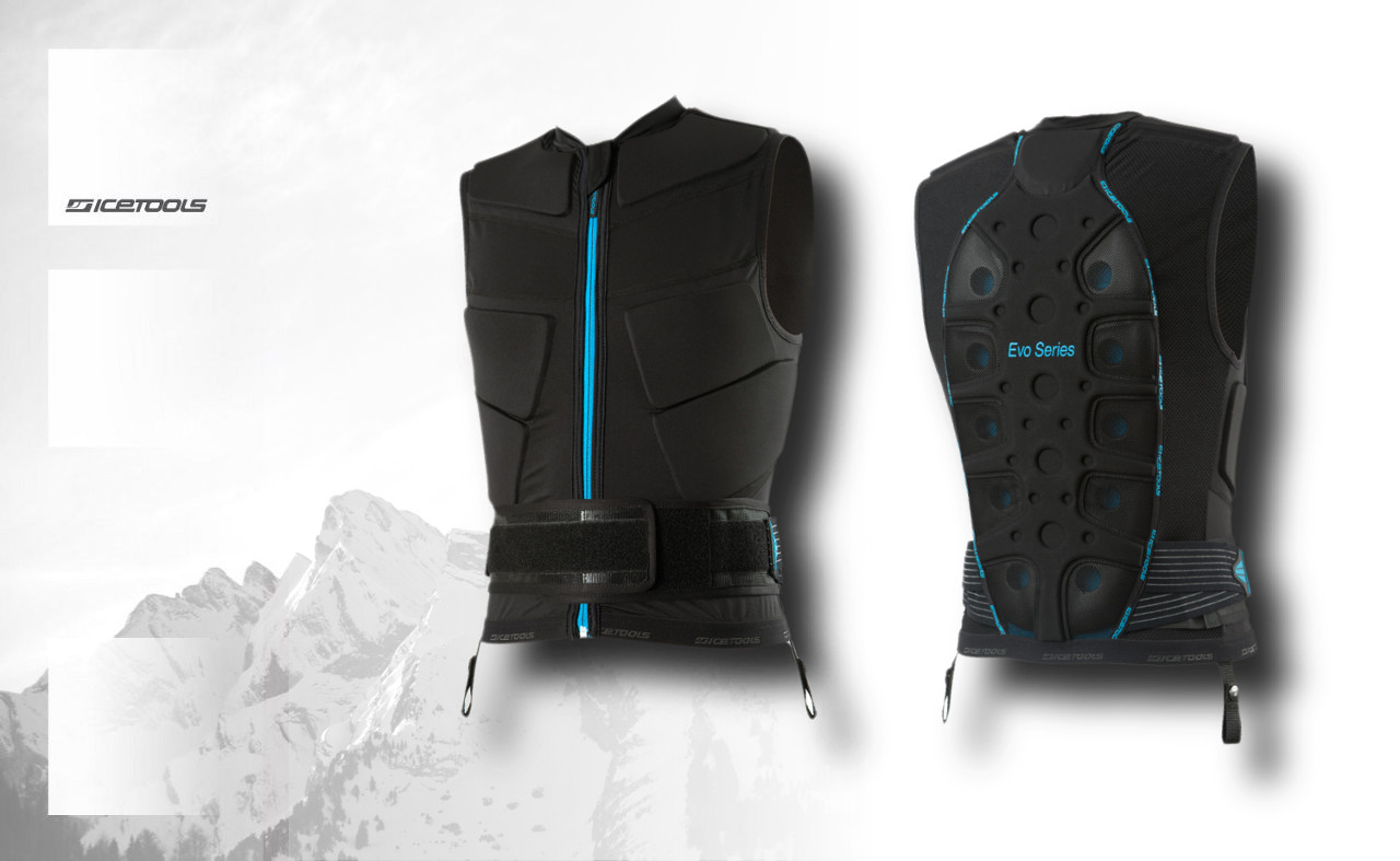 Brand | Winter Sports | AW1516 | BACK PROTECTOR | JACKET | DESIGN | DEVELOPMENT | PRODUCTION